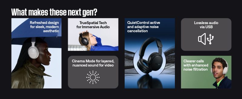 (NEW) Bose QuietComfort Headphones (2nd Gen)